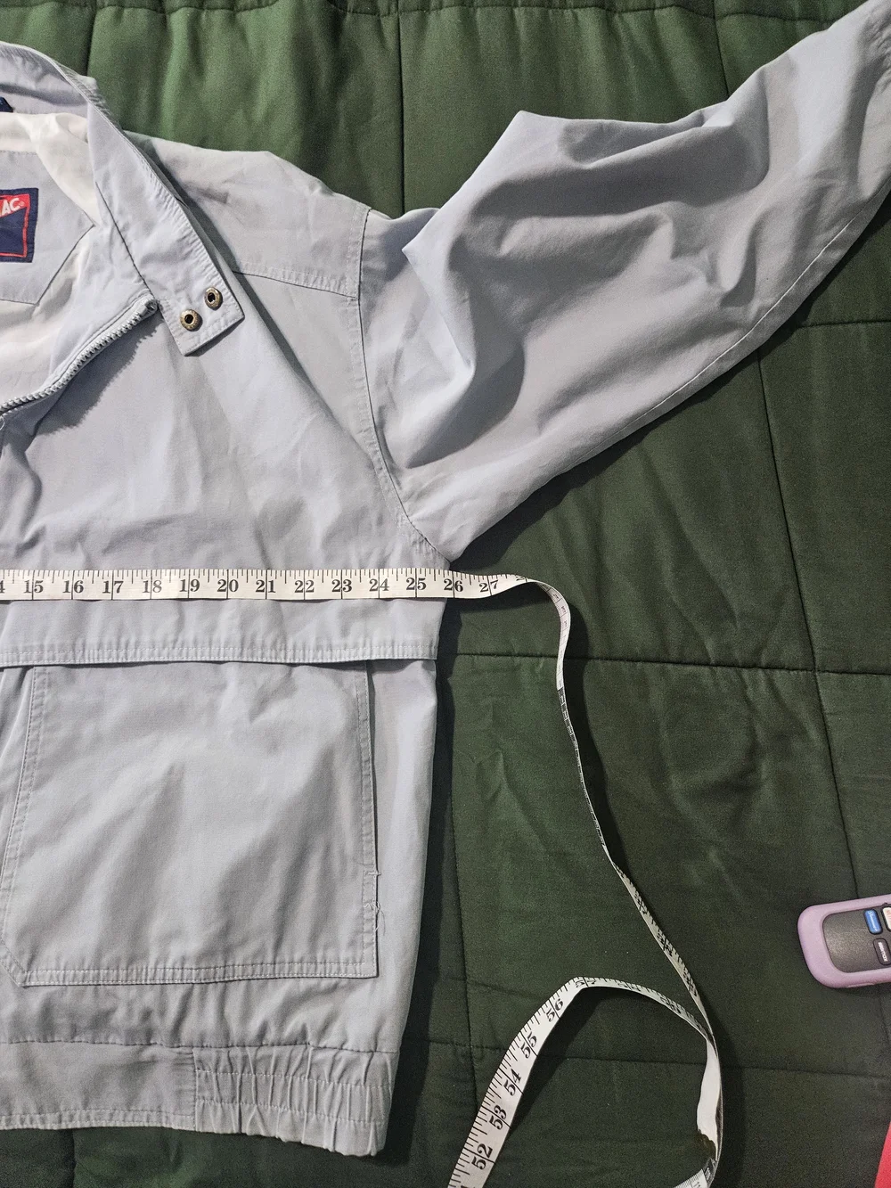 Mighty Mac Men's Light Gray Zip-Front Performance Jacket